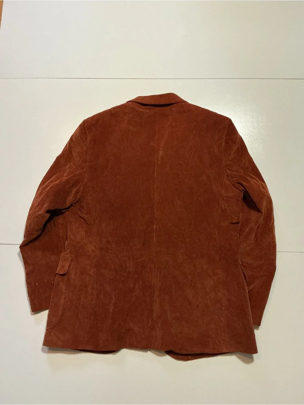 Vintage Sears The Corduroy Collection Burnt Orange Sportscoat Blazer Jacket